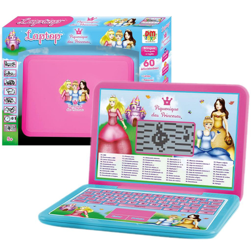 Laptop Infantil Brinquedo Interativo Educativo Menina c/ Som na Americanas  Empresas