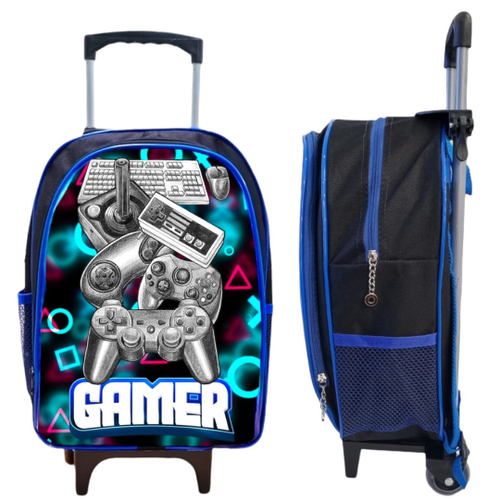 Kit Mochila Infantil Menino Game Roblox Rodinha Passeio G em Promoção na  Americanas