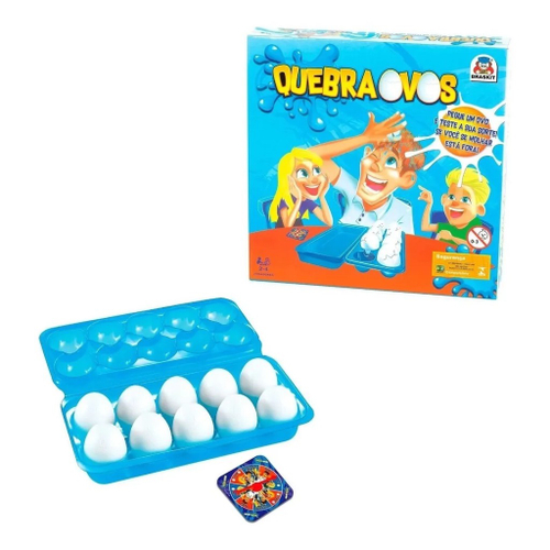 Jogo Divertido Para Crianças Quebra Ovos - Braskit - Outros Jogos