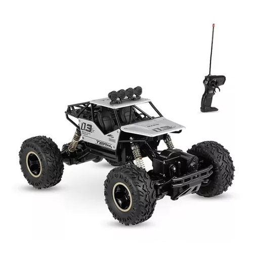 Carro Carrinho Controle Remoto 4x4 Grande Elétrico Recarregavel Diversas  Cores 1:18 Rock Crawler Acelera Terra Pedras