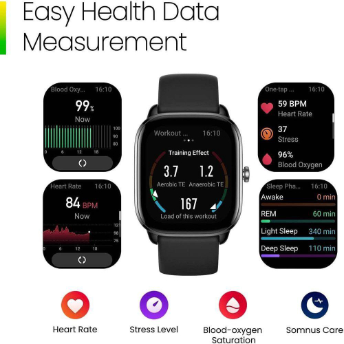 Smartwatch Amazfit Gts 4 Mini A2176 Preto no Shoptime