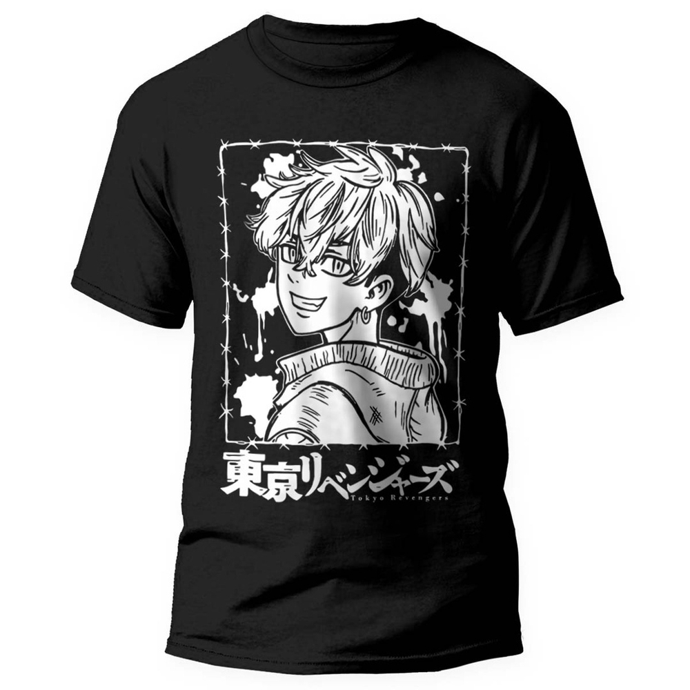 Camisa Camiseta Tokyo Revengers Chifuyu Personagem Mangá Filme REF 1508