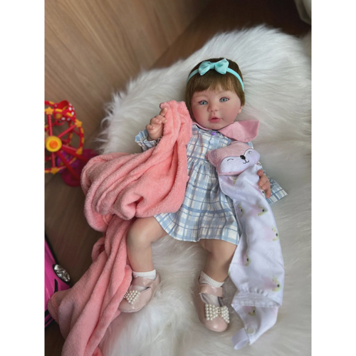 Boneca Bebê Reborn Aurora - Alana Babys