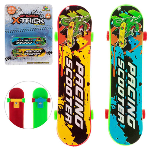 Skate De Dedo Infantil Radical Metal Brinquedo