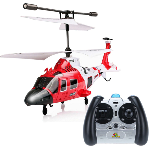 Helicóptero Pegasus Com Controle Remoto E Luz 3 Canais- Vermelho em  Promoção na Americanas