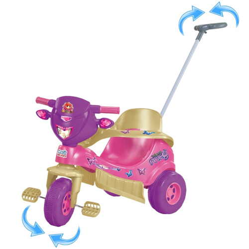 Triciclo Tico Tico Pets Rosa Motoca Infantil - Magic Toys em Promoção na  Americanas