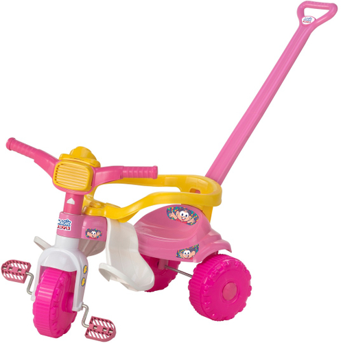 Triciclo Velotrol Infantil Bebe Motoca Festa Rosa Magic Toys - Lojas Magal