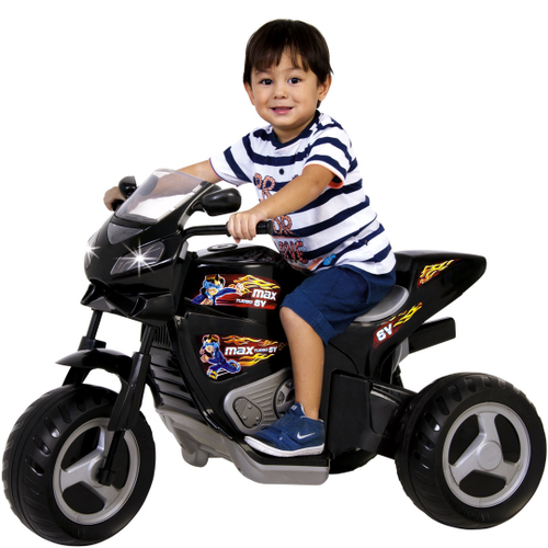 Mini Moto Elétrica Infantil Preta 6V MotoStar - brink+ em Promoção na  Americanas