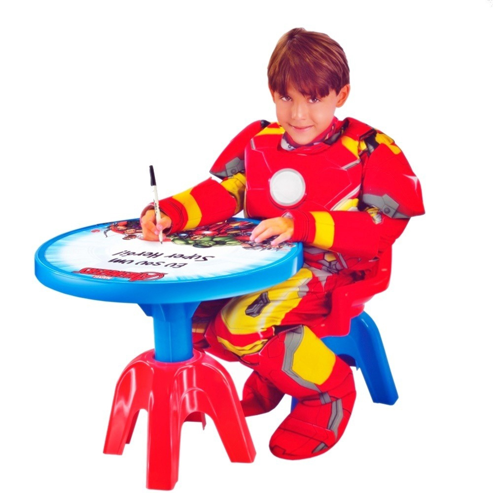 Jogo De Botão Avengers Os Vingadores Marvel Infantil +3 Anos Líder  Brinquedos - 2400