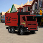 Caminhão Carreta Scania Baú Coca Cola Brinquedo Plástico e Madeira 90cm