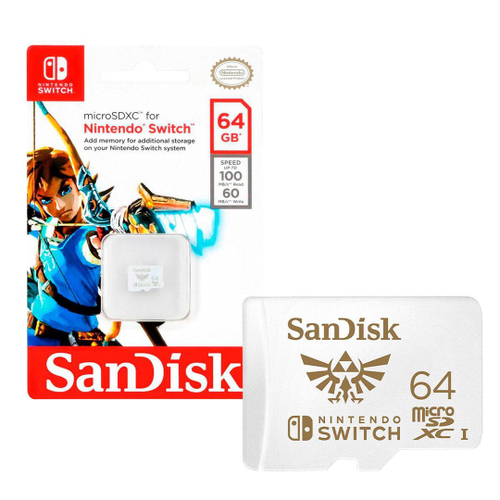 SanDisk Cartão microSDXC de 256 GB licenciado para Nintendo Switch