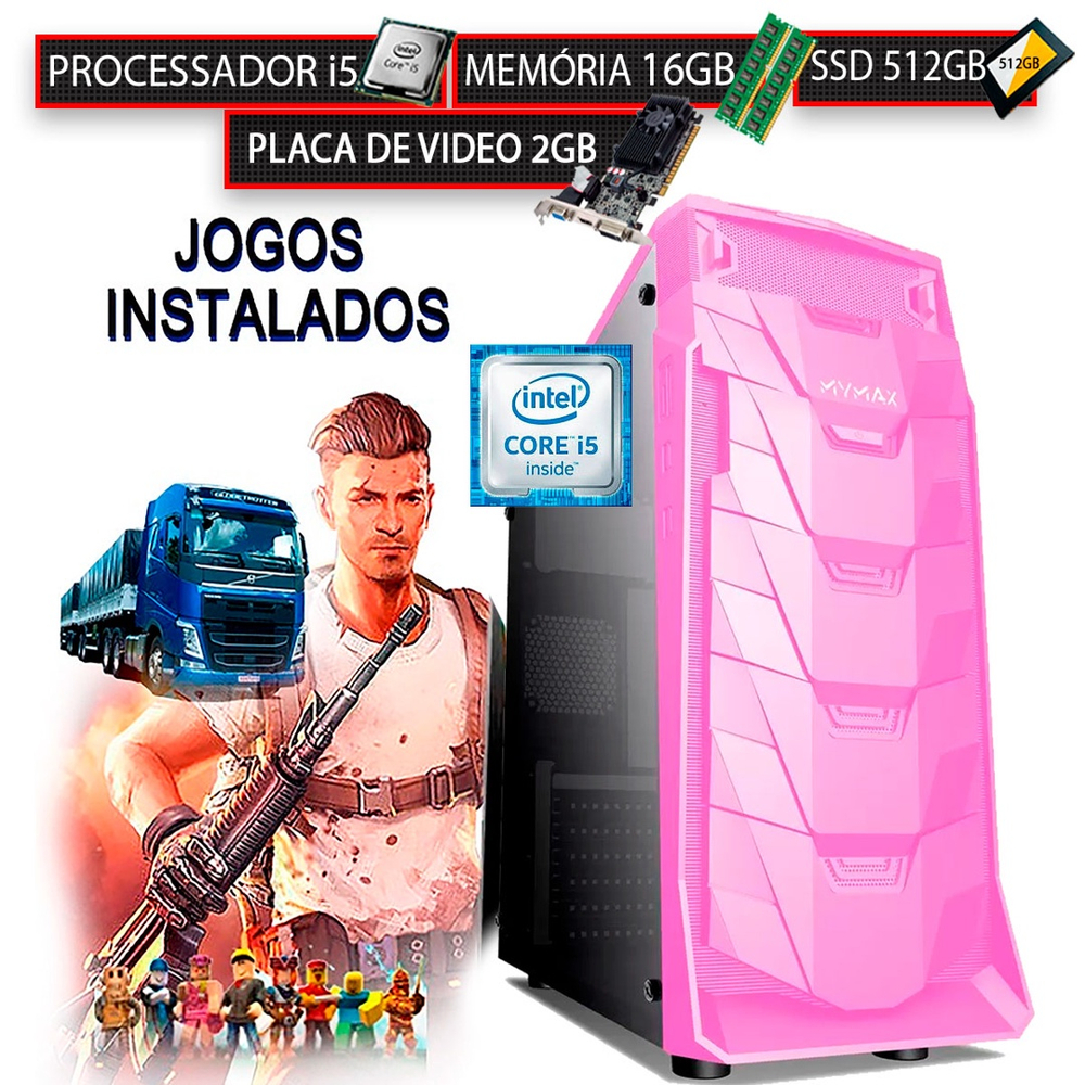 PC GAMER BARATO INTEL CORE I5 16GB SSD 512GB FONTE 650W PROM - Varejão  Informática - Rio de Janeiro