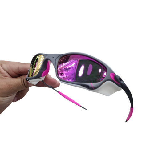 Oculos Oakley Juliet Squared xmetal vermelha doble x no Shoptime