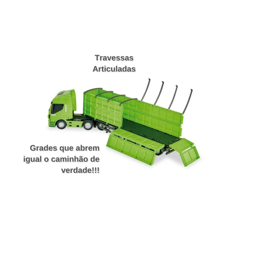 Caminh O Carreta Brinquedo Iveco Hi Way Graneleiro Usual Em Promo O Na