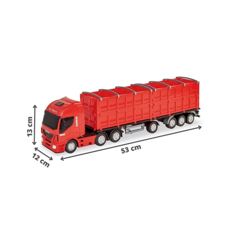 Caminhão de Brinquedo Infantil Carreta Iveco Grande Vermelho em Promoção na  Americanas