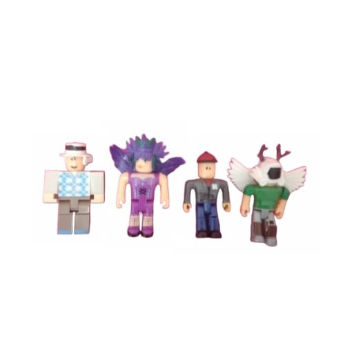 Kit 4 Bonecos Roblox de 8cm no Shoptime