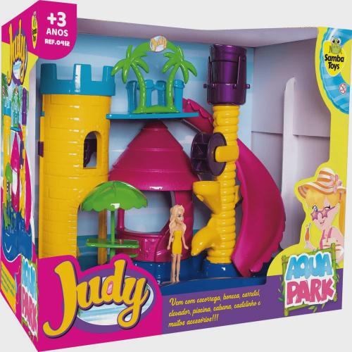 Polly Pocket Parque Aquático Roda e Surpresa - Mattel