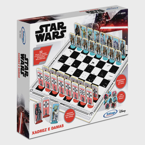 Jogo de Xadrez Star Wars  Jogo de Tabuleiro Disney Hasbro Gaming