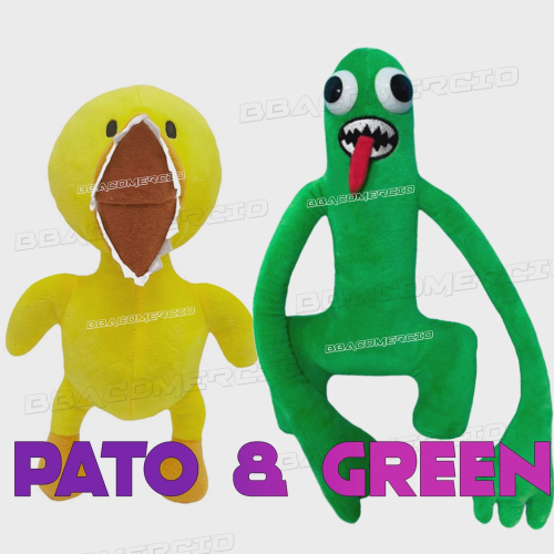 Rainbow Friends Roblox Boneco Verde Green 30cm pelucia