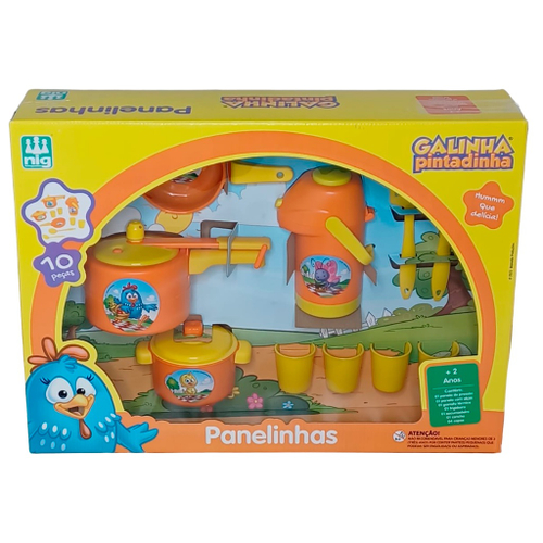 Jogo De Panelinhas Brinquedo Meninas Comidinha Kit Cozinha em