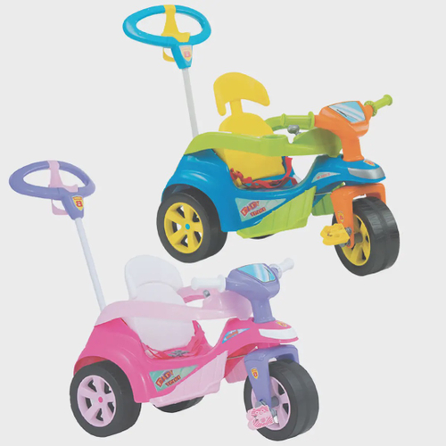 Smart Quad Passeio Pedal Quadriciclo Haste Carrinho Carro Infantil Criança  Meninos Meninas Presente Empurrador Bebê Velotrol