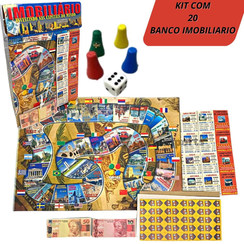 Kit Jogo War Edição Especial + Banco Imobiliário