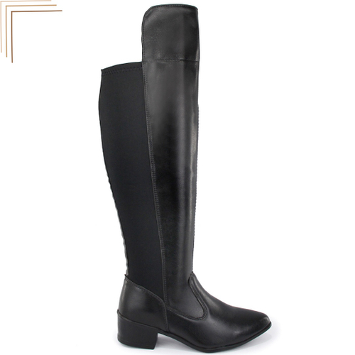 Botas femininas cano longo para hot sale panturrilhas grossas