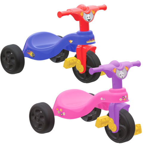 Triciclo Infantil Cavalinho com Balanço tipo Gangorra, Pedal e Empurra -  Isas Brinquedos e Bikes