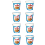 Kit 08x Pasta de Amendoim 1kg Integral 100% Amendoim Manicrem Cremosa Vegana Natural Deliciosa