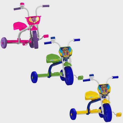 Triciclo Infantil Motoca Com Empurrador Velotrol Brinquedo Menino