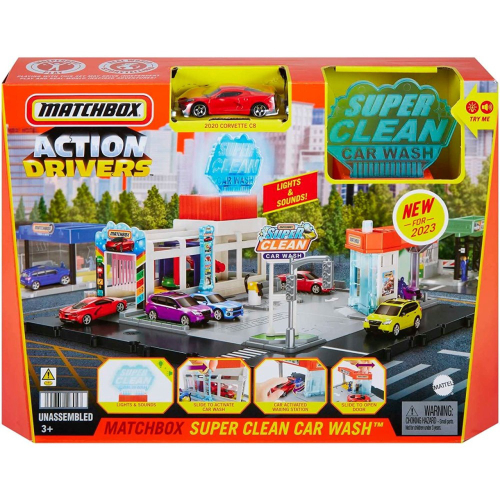 Matchbox - Pista de construção com acessórios para carros de