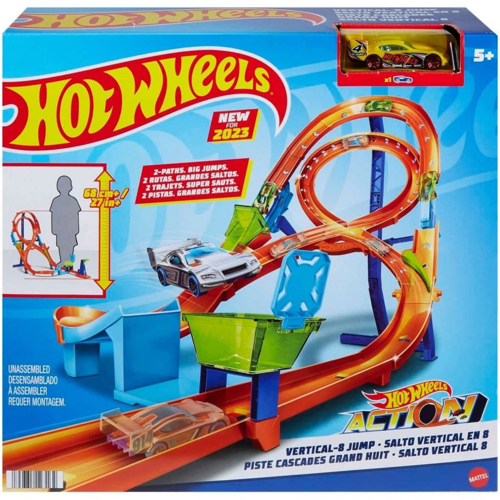 Hot Wheels Salto Vertical em 8 - Autobrinca Online