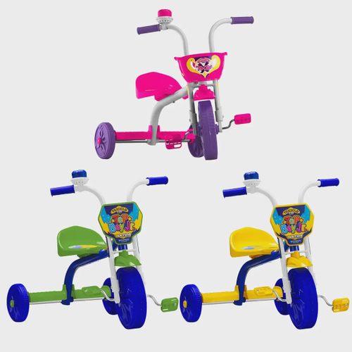 Motoca Triciclo Infantil Tico Trike Evolution Spider Menino - Biemme no  Shoptime