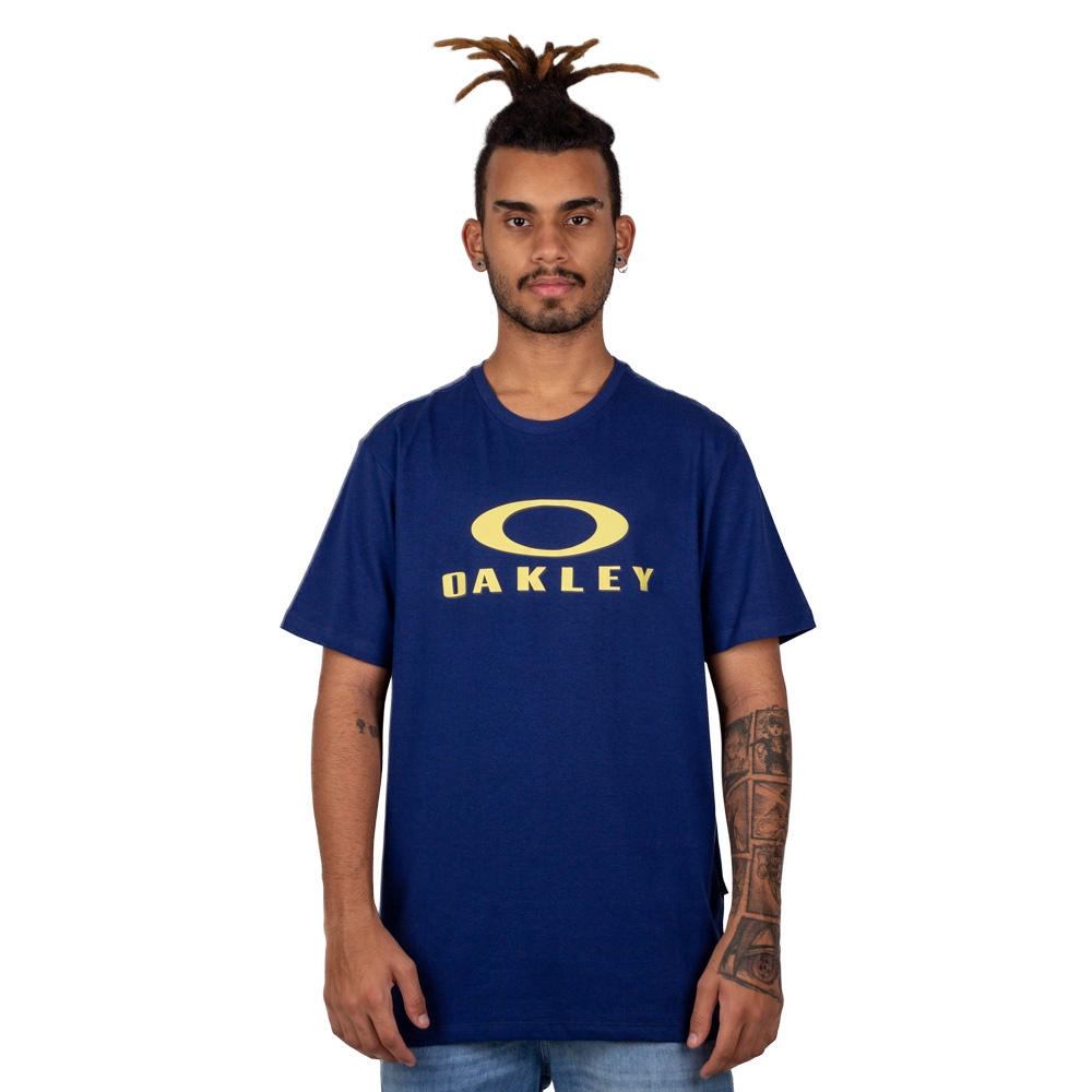 Camiseta oakley masculina bark new tee azul marinho em Promoção na  Americanas