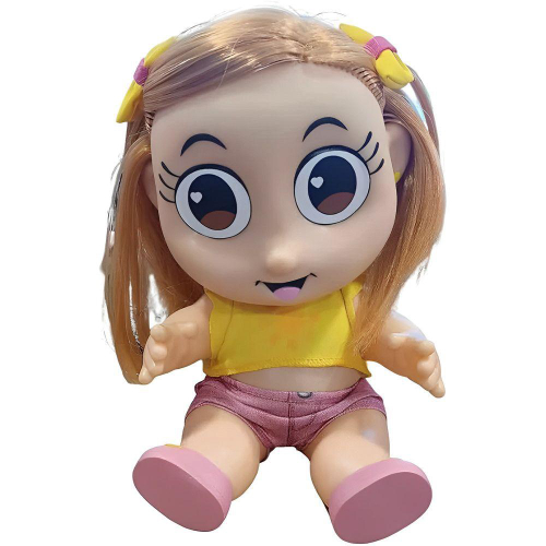 Boneca MC Divertida 28cm Baby Brink 1710 3+ - Lista Kids Todo Cartoes