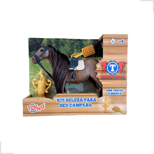 Brinquedo Kit Cavalos Acessórios Cerca Fazenda Animal Haras em Promoção na  Americanas