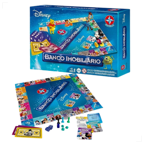 Jogo Da Vida Disney Oficial Tabuleiro Família Estrela