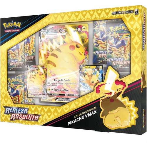 Pokemon box Batalha de Liga mew vmax Copag 32543 no Shoptime