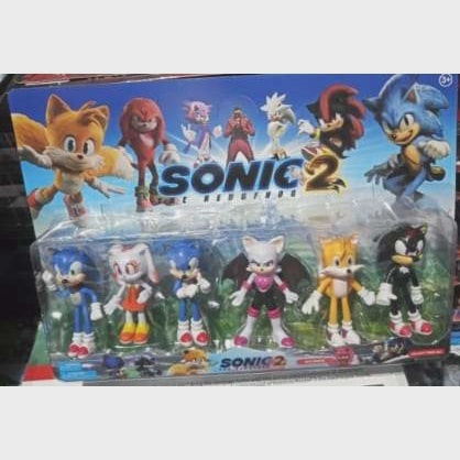 Kit Sonic Cartelado com 4 Bonecos 12 cm em Promoção na Americanas