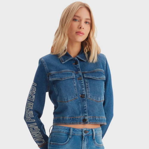 Jaquetas jeans femininas sales 2019