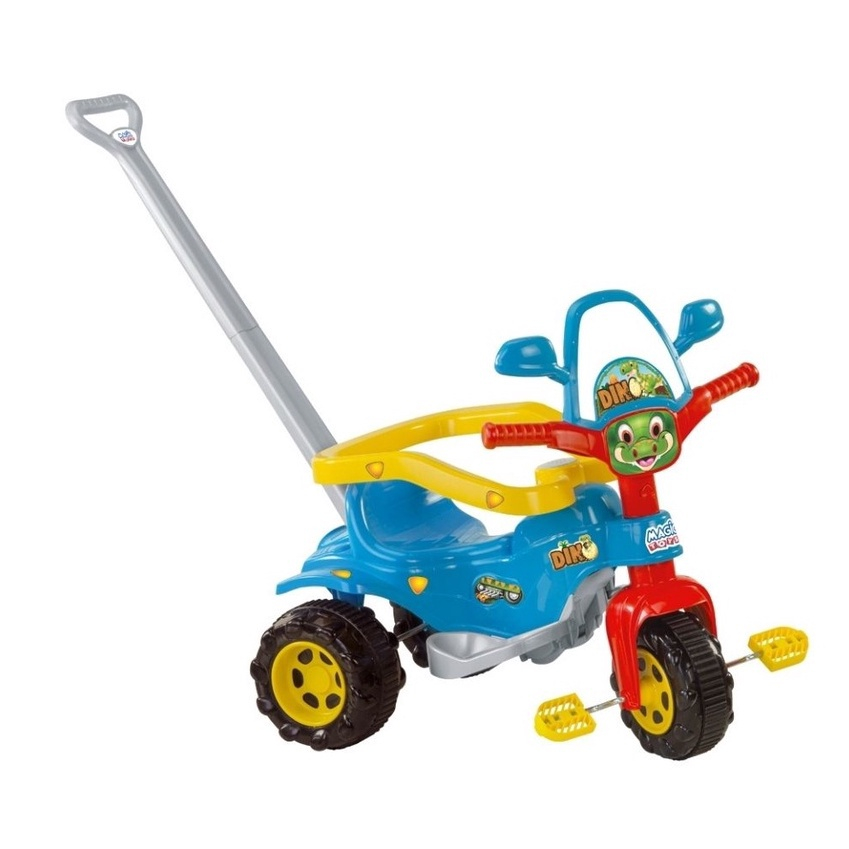 Motoca Infantil Tico Tico Velotrol Com Empurrador Proteção Para