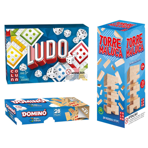 Jogo de Tabuleiro Ludo Pais e Filhos 2201