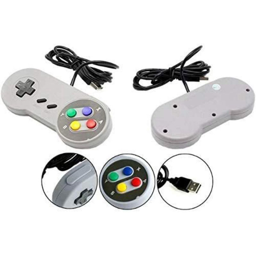 Controle Joystick Super Nintendo Usb Pc/ Raspberry Emulador em Promoção na  Americanas