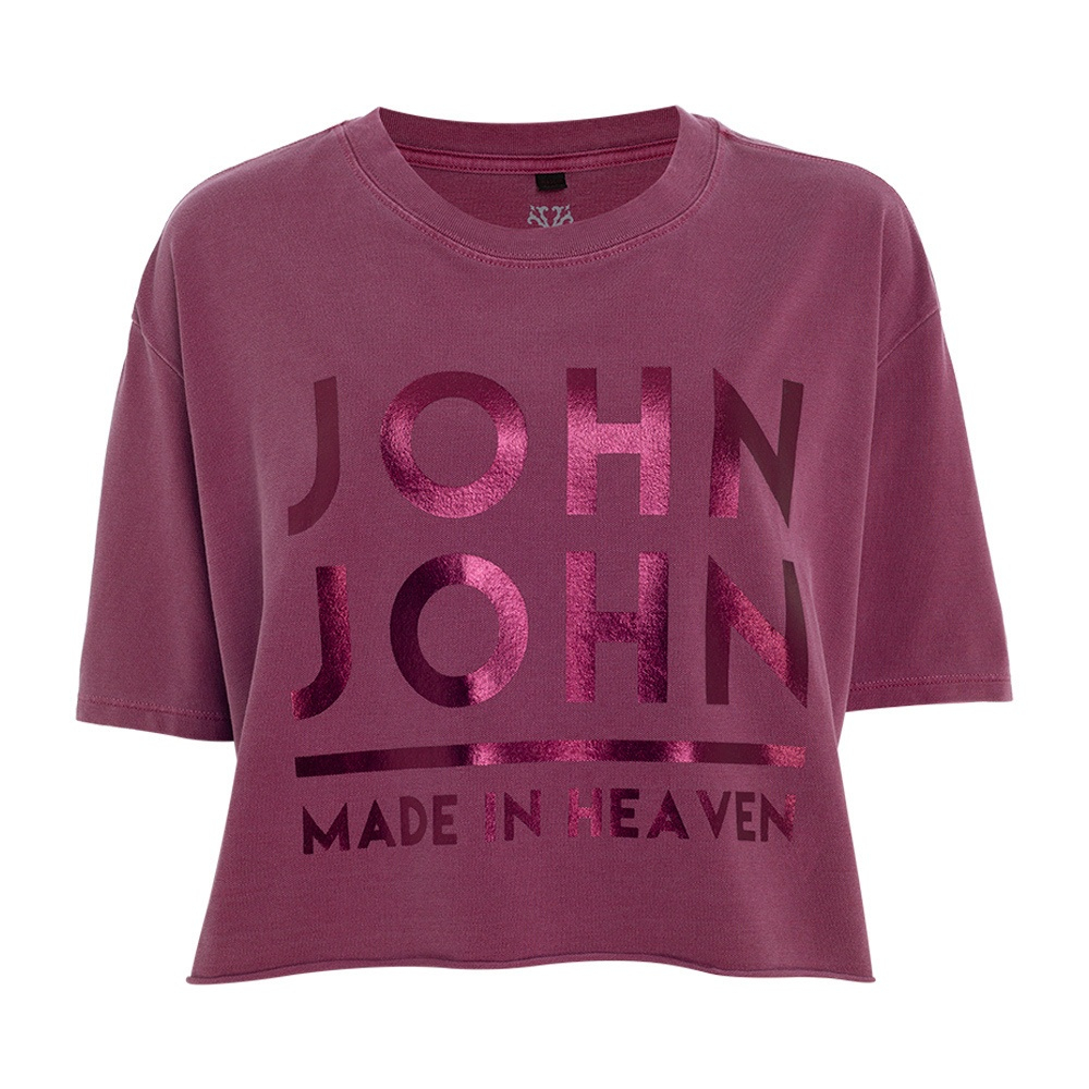 Camiseta John John jj Line Feminina Roxa em Promoção na Americanas