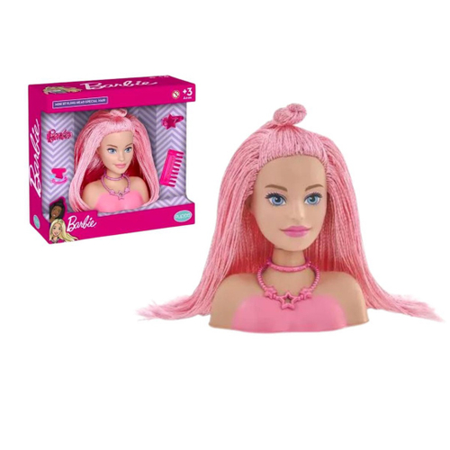 Barbie - Boneca Extra - Cabelo loiro e rosado, BONECAS TV