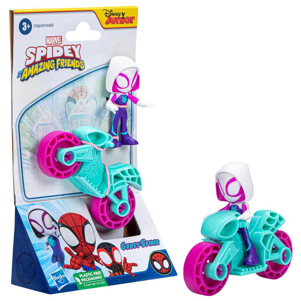 Boneco Homem Aranha Com Motocicleta Marvel - Hasbro F3714