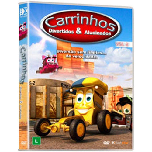 Dvd Infantil os Carrinhos Volume 1 - Lar&Lazer