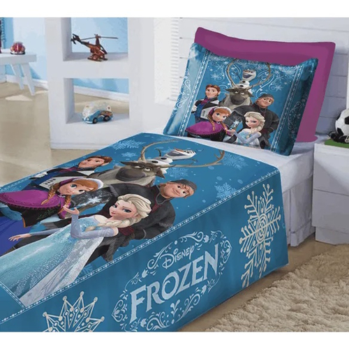 Jogo De Cama Infantil Menina Frozen Microfibra 3 Peças Lepper em Promoção  na Americanas