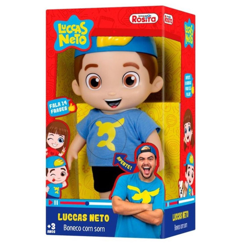 Brinquedo Boneca Pequena r Criança Menina Morena Giovana Aventureira  Gi Neto - Personagem Da História Desenho Infantil Luccas Neto - Rosita em  Promoção na Americanas