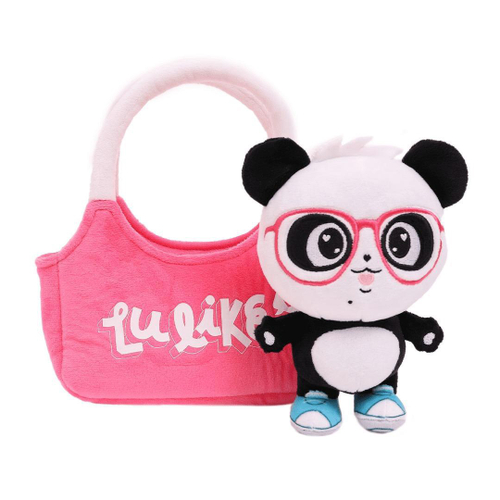 Camiseta Raglan Infantil Luluca Panda Menina